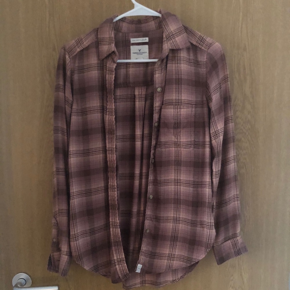 American eagle button up